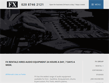 Tablet Screenshot of fxgroup.net